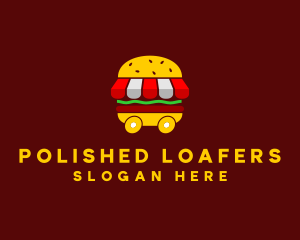 Burger Sandwich Food Stall  logo design