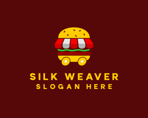 Burger Sandwich Food Stall  logo design