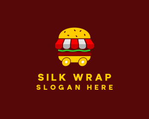 Burger Sandwich Food Stall  logo design