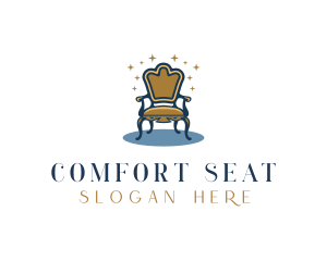 Chair Furniture Seat logo design