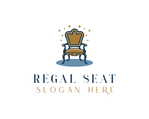 Chair Furniture Seat logo design