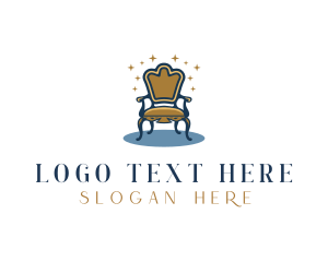 Wooden - Wooden Chair Furniture logo design