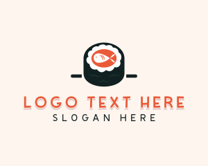 Sushi Cuisine Cooking Logo