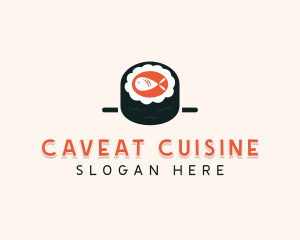 Sushi Cuisine Cooking logo design