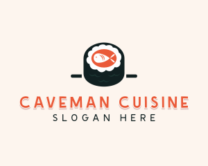 Sushi Cuisine Cooking logo design