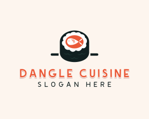 Sushi Cuisine Cooking logo design