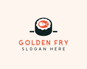 Sushi Cuisine Cooking logo design