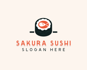 Sushi Cuisine Cooking logo design