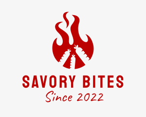 Fire Sausage Barbecue  logo