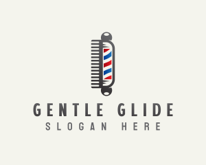 Barber Hair Comb logo