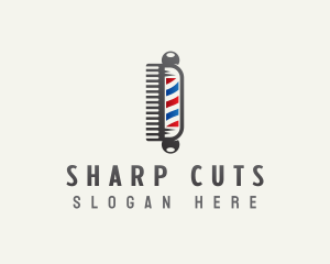 Barber Hair Comb logo