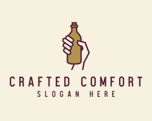 Handheld Beer Bottle logo design