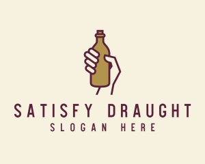 Handheld Beer Bottle logo design