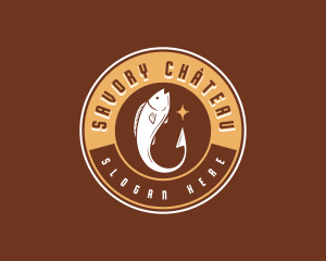 Fish Hook Aquarium logo design