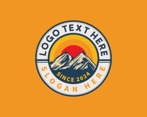 Outdoor Mountain Peak logo