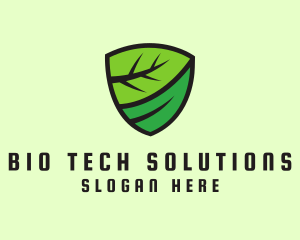 Organic Leaf Shield logo