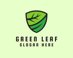 Organic Leaf Shield logo