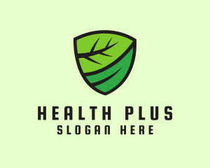 Organic Leaf Shield logo