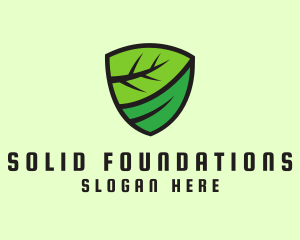 Organic Leaf Shield logo