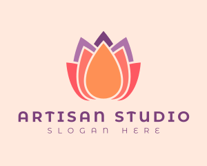 Yoga Lotus Studio logo design