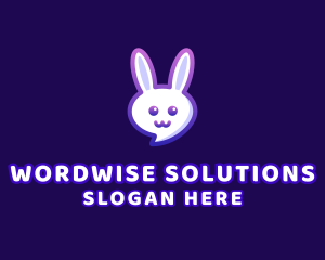 Cute Bunny Chat logo