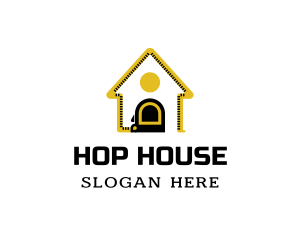 Tape Measure House logo design