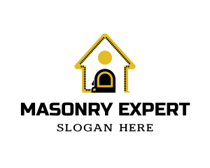 Tape Measure House logo design