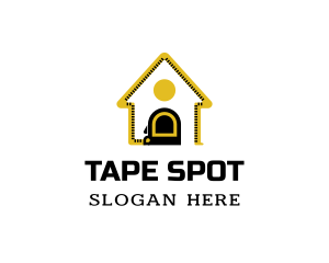 Tape Measure House logo design