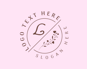 Dainty Floral Feminine Cosmetics logo