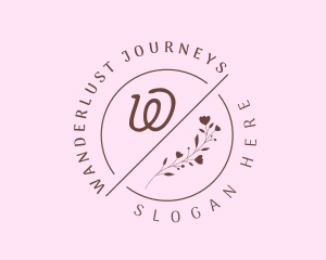 Dainty Floral Feminine Cosmetics logo