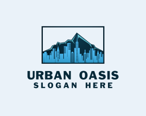 Urban City Mountain logo design