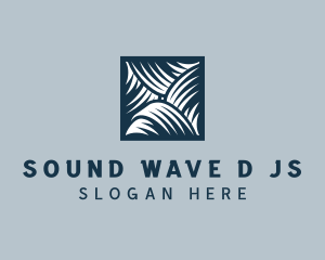 Waves Tile Pattern logo design