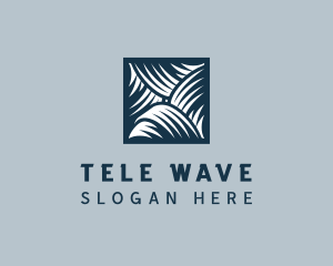 Waves Tile Pattern logo design