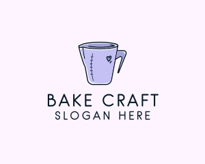 Baking Measuring Cup logo design