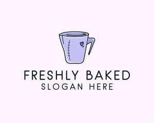 Baking Measuring Cup logo design