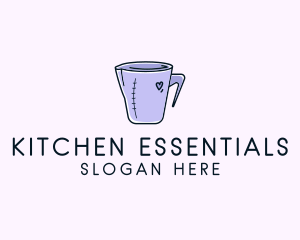 Baking Measuring Cup logo design