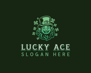 Lucky Irish Leprechaun logo design