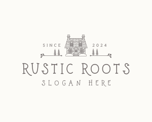 Rustic House Homestead logo design