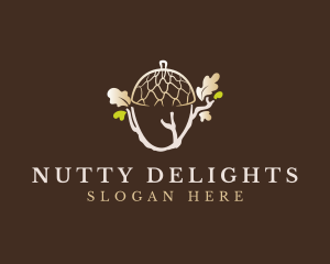 Acorn Nut Seed logo design