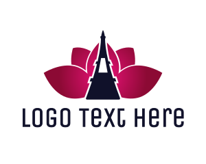 Eiffel Tower Lotus logo