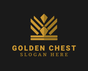 Golden Pageant Crown logo design