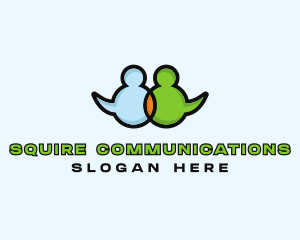 Social Network Communication logo design