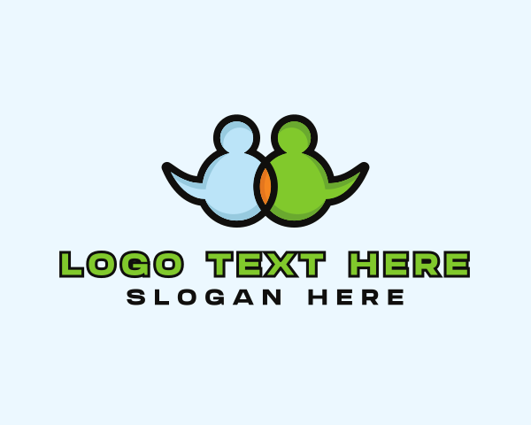 Chatting logo example 3