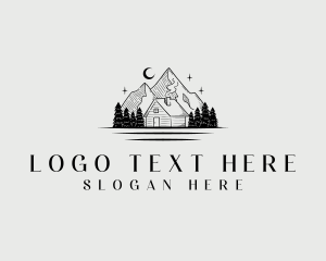 Exploration - Exploration Mountain Cabin logo design