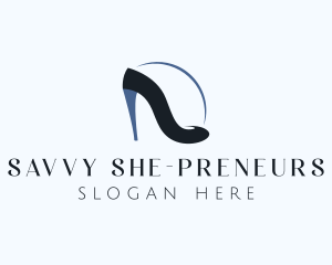 Fashion Stiletto Shoe logo design