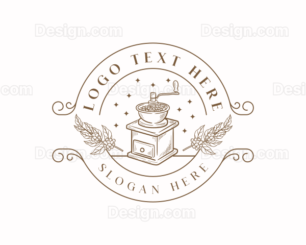 Coffee Grinder Cafe Logo