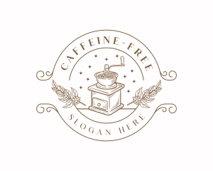 Coffee Grinder Cafe logo design