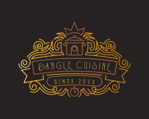 Elegant Restaurant Cuisine logo design