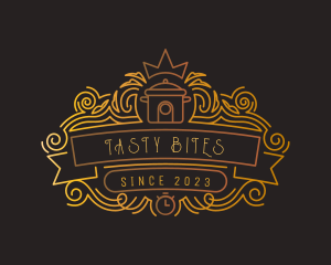 Elegant Restaurant Cuisine logo design