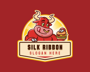 Burger Bull Beef logo design